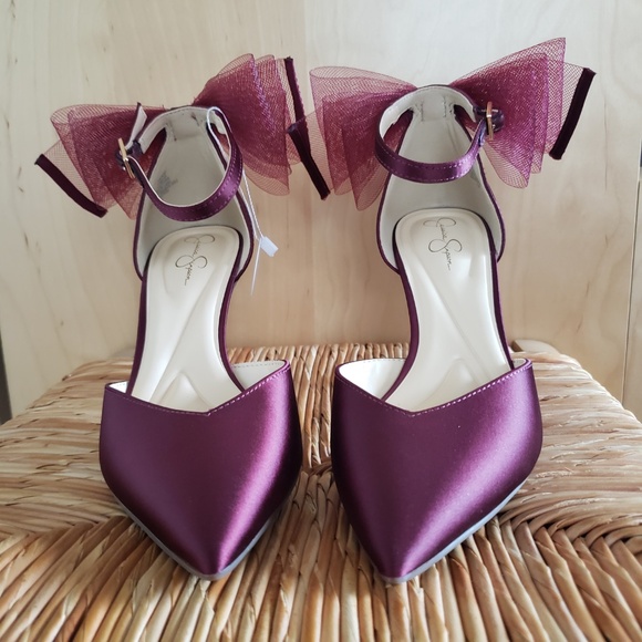 Jessica Simpson Tulle Bow Pumps Size 7.5 NEW! - Picture 4 of 13
